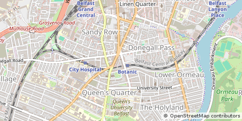 Map of Belfast