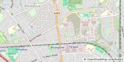 Map of Cardiff