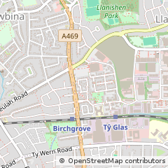 Map of Cardiff