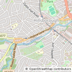 Map of Sheffield