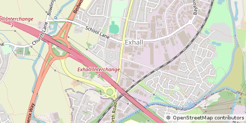 Map of Coventry, West Midlands