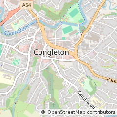 Map of Congleton, Cheshire