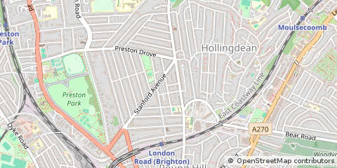 Map of Brighton