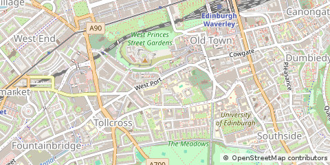 Map of Edinburgh