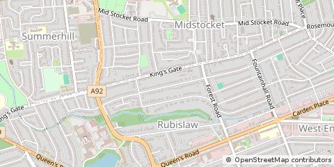 Map of Aberdeen