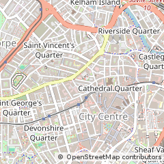 Map of Sheffield
