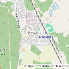 Map of Nottingham, Nottinghamshire