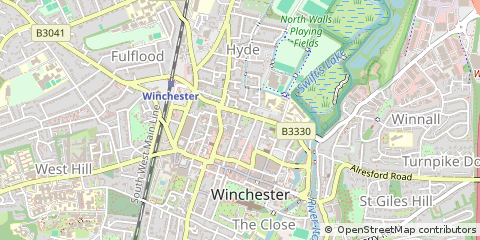 Map of Winchester