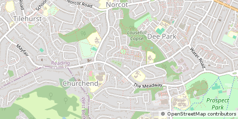 Map of Reading, Berkshire