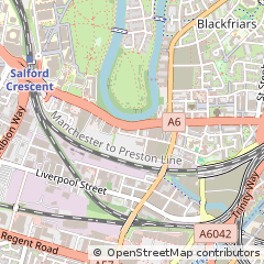 Map of Salford