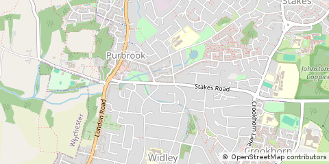Map of Waterlooville
