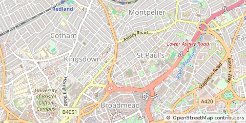 Map of Bristol