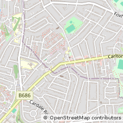 Map of Nottingham