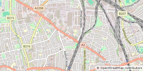 Map of South East, London