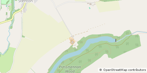 Map of Dunbar, East Lothian