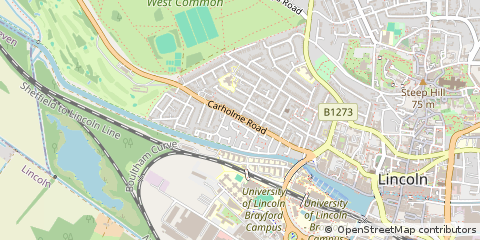 Map of Lincoln