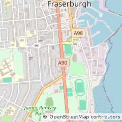 Map of Fraserburgh, Aberdeenshire