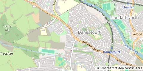Map of Cardiff
