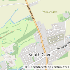 Map of South Cave, East Yorkshire