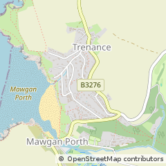 Map of Newquay, Cornwall