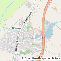 Map of Clitheroe, Lancashire