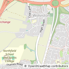 Map of Wolviston, Cleveland