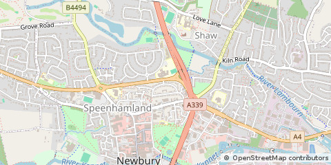 Map of Newbury