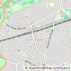 Map of Hornchurch, Essex