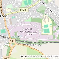 Map of Pyle, Bridgend