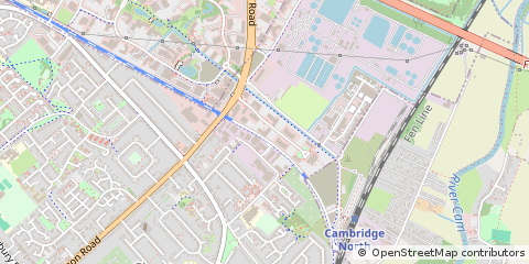 Map of Cambridge, Cambridgeshire