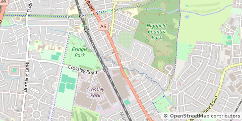 Map of Manchester