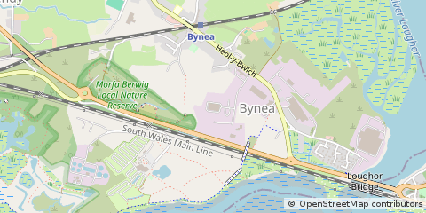 Map of Llanelli