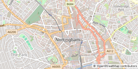 Map of Nottingham