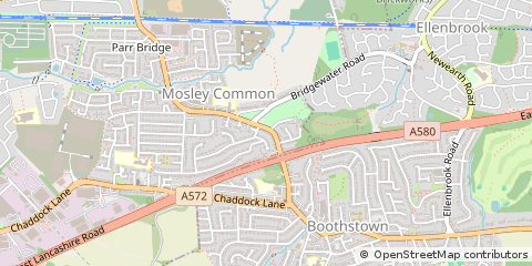 Map of Worsley Manchester, GMC
