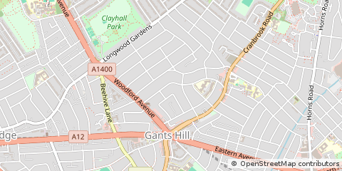 Map of Ilford