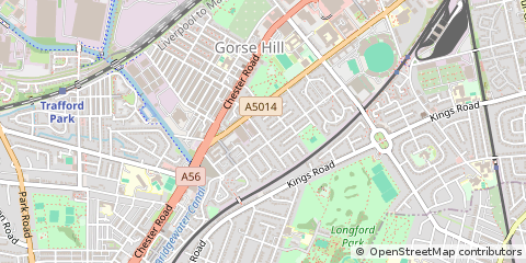 Map of Manchester