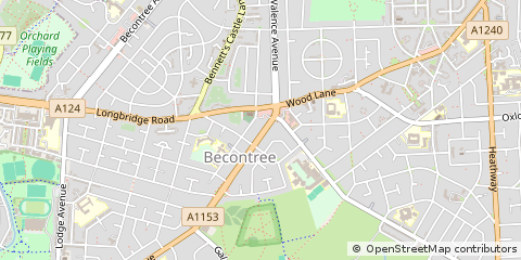Map of Dagenham