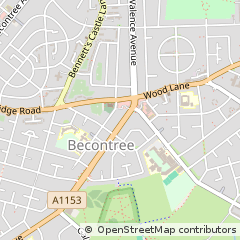 Map of Dagenham
