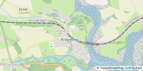 Map of Cornwall