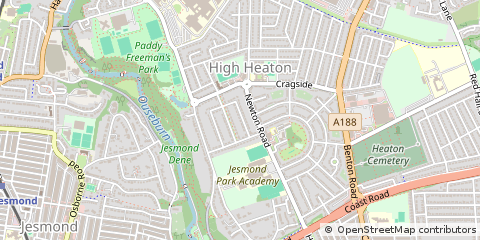 Map of Newcastle Upon Tyne
