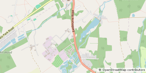 Map of Newchapel, Near Lingfield, Surrey