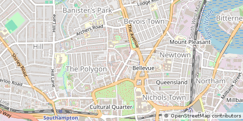 Map of Southampton