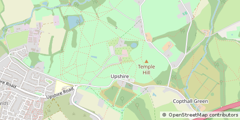 Map of Waltham Abbey