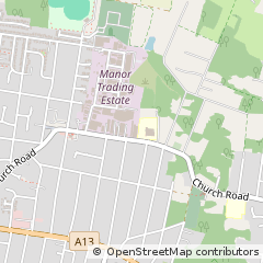 Map of Benfleet, Essex