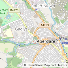 Map of Aberdare