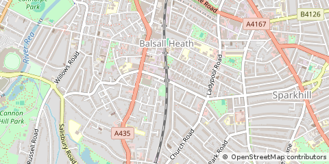 Map of Birmingham