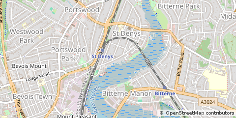 Map of Southampton