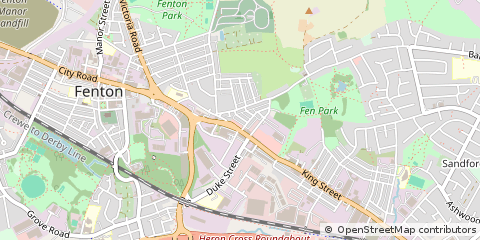 Map of Stoke on Trent