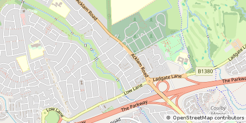 Map of Middlesbrough, Cleveland