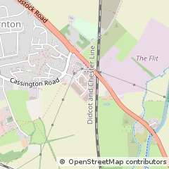 Map of Kidlington, Oxfordshire